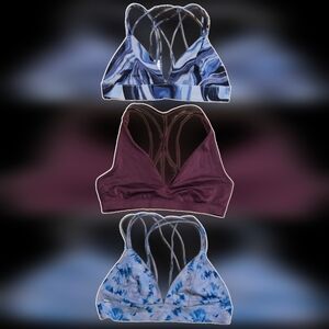 Size Large PINK Victoria's Secret Bralette Bundle